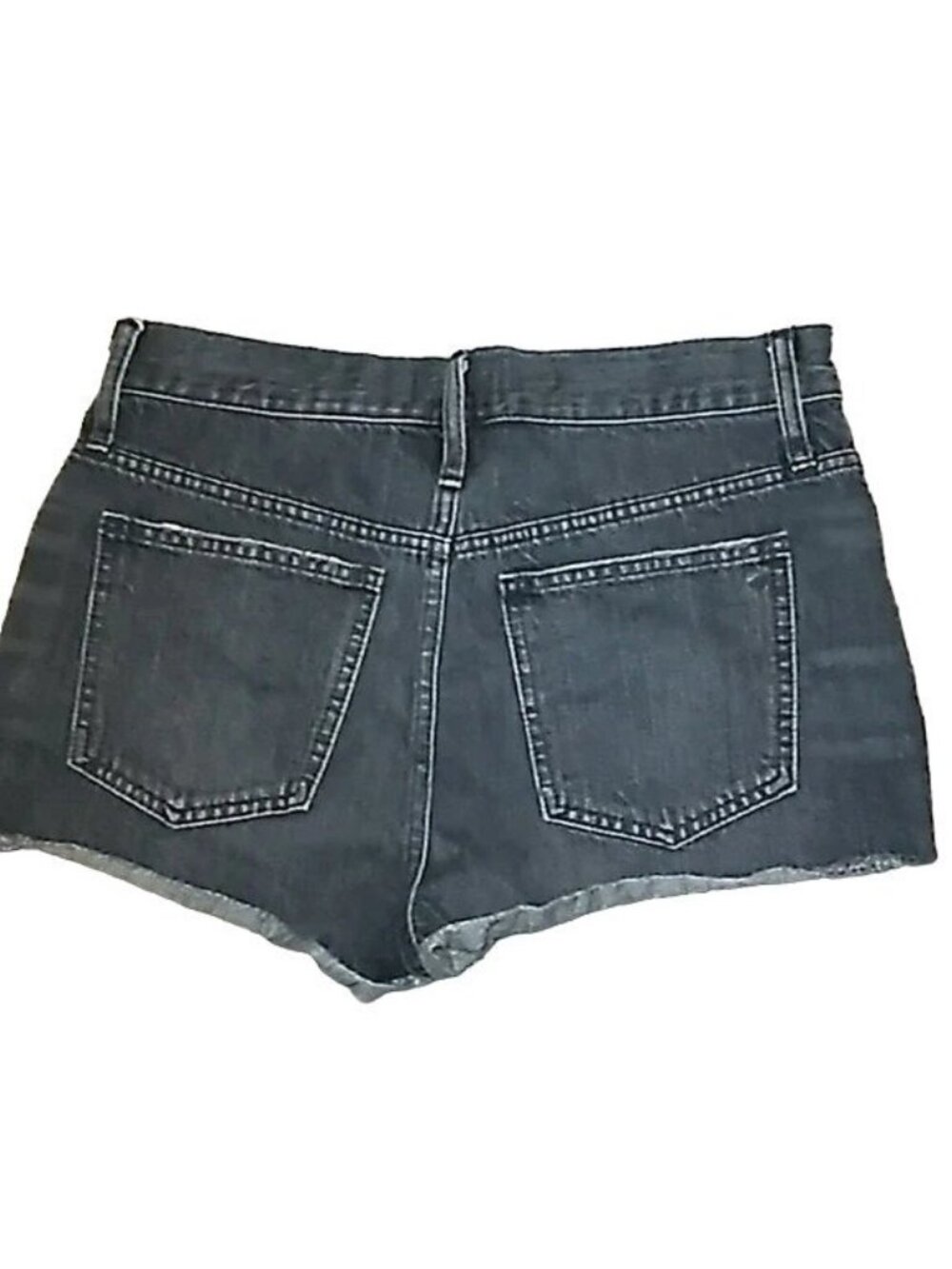 Madewell Black Relaxed Denim Shorts - Picture 6 of 8